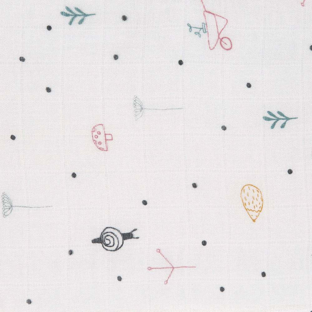 Lässig Mulltücher (2 Stk) - Heavenly Soft Swaddle XL, Garden Explorer Schnecke JETZT KAUFEN