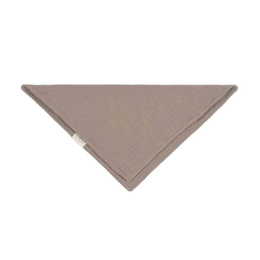 Lässig Dreieckstuch - Bio Baumwolle, Taupe, Grau Neueste Stile