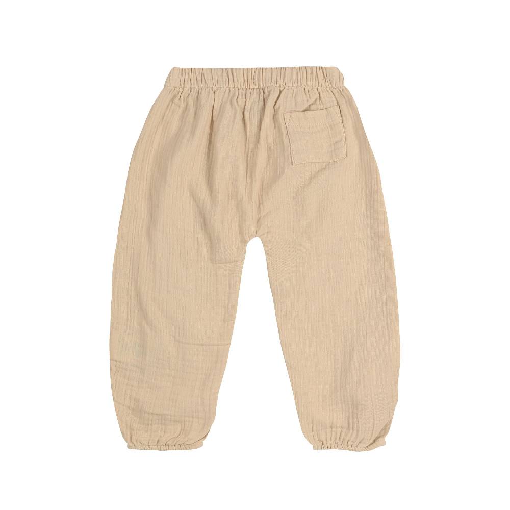 Lässig Baby Pumphose - Bio Baumwolle, Nature, Beige Letzte 2 Tage