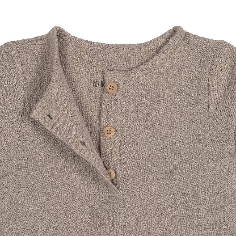 Lässig Baby Langarmshirt - Bio Baumwolle, Taupe, Grau Zeitbegrenzte Promotion