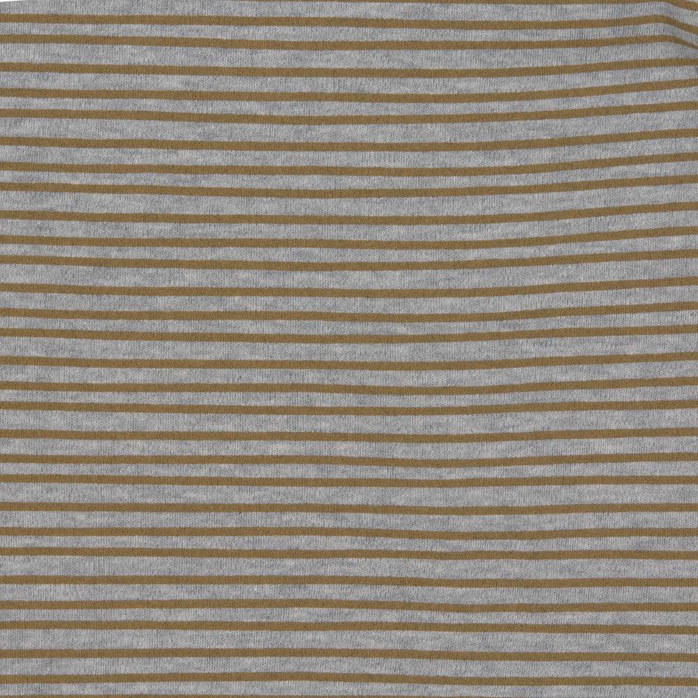 Lässig Baby Langarmshirt - Bio Baumwolle, Striped, Grau Mélange Sonderangebot der Fabrik