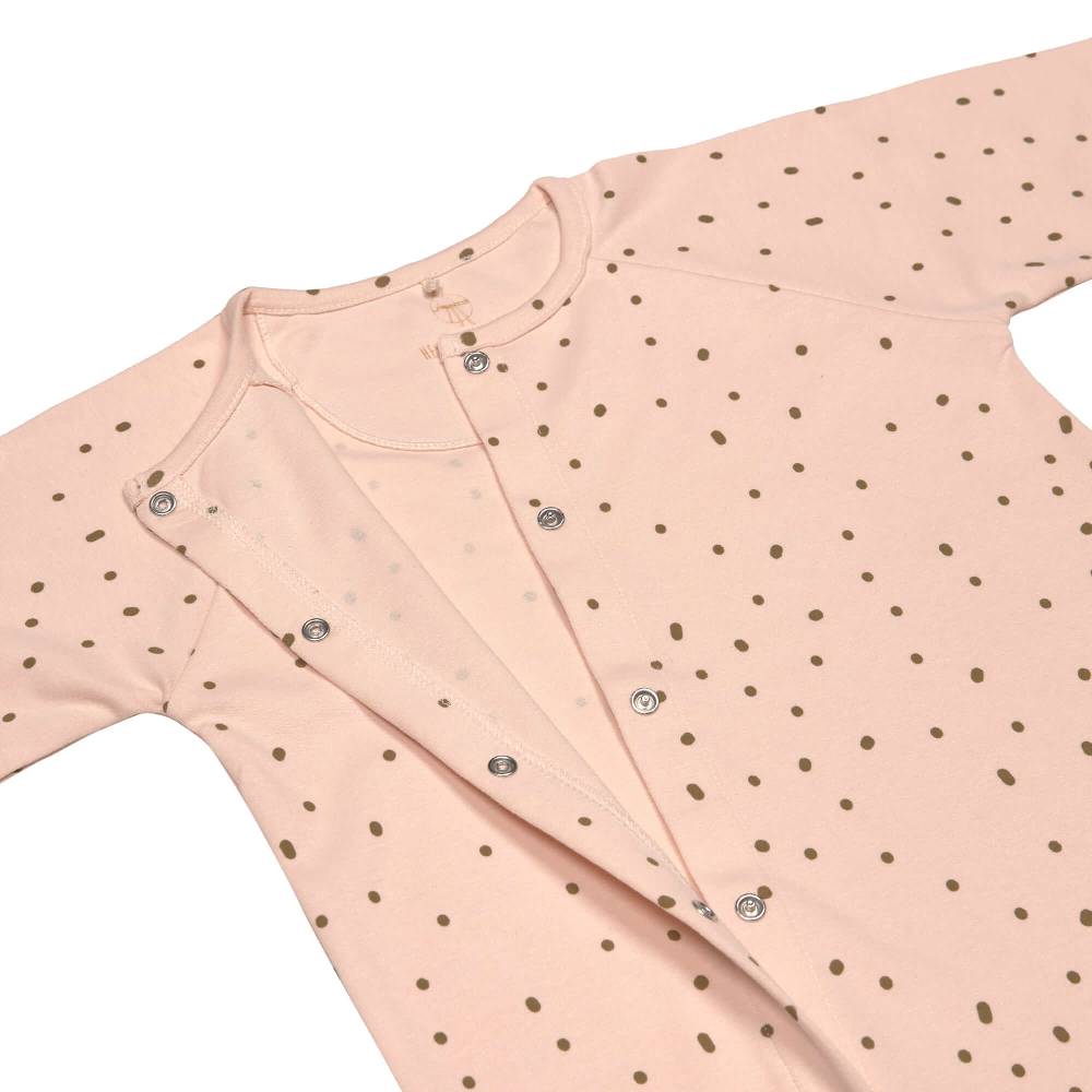 Lässig Baby Schlafanzug mit Füßen - Bio Baumwolle, Rosa Discount Store für neue Produkte