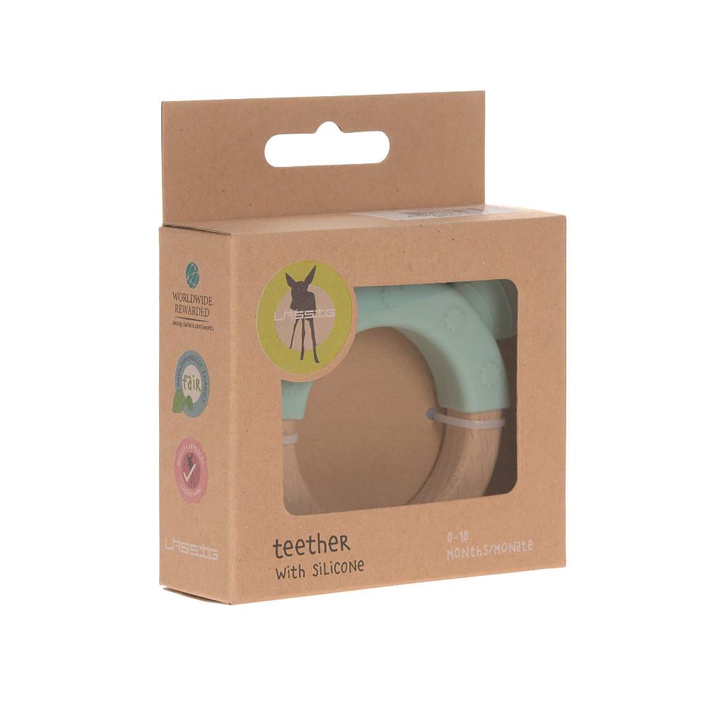 Lässig Greifling mit Beißhilfe - Teether Ring, Little Chums Dog 50% Rabatt mit kostenlosem Versand