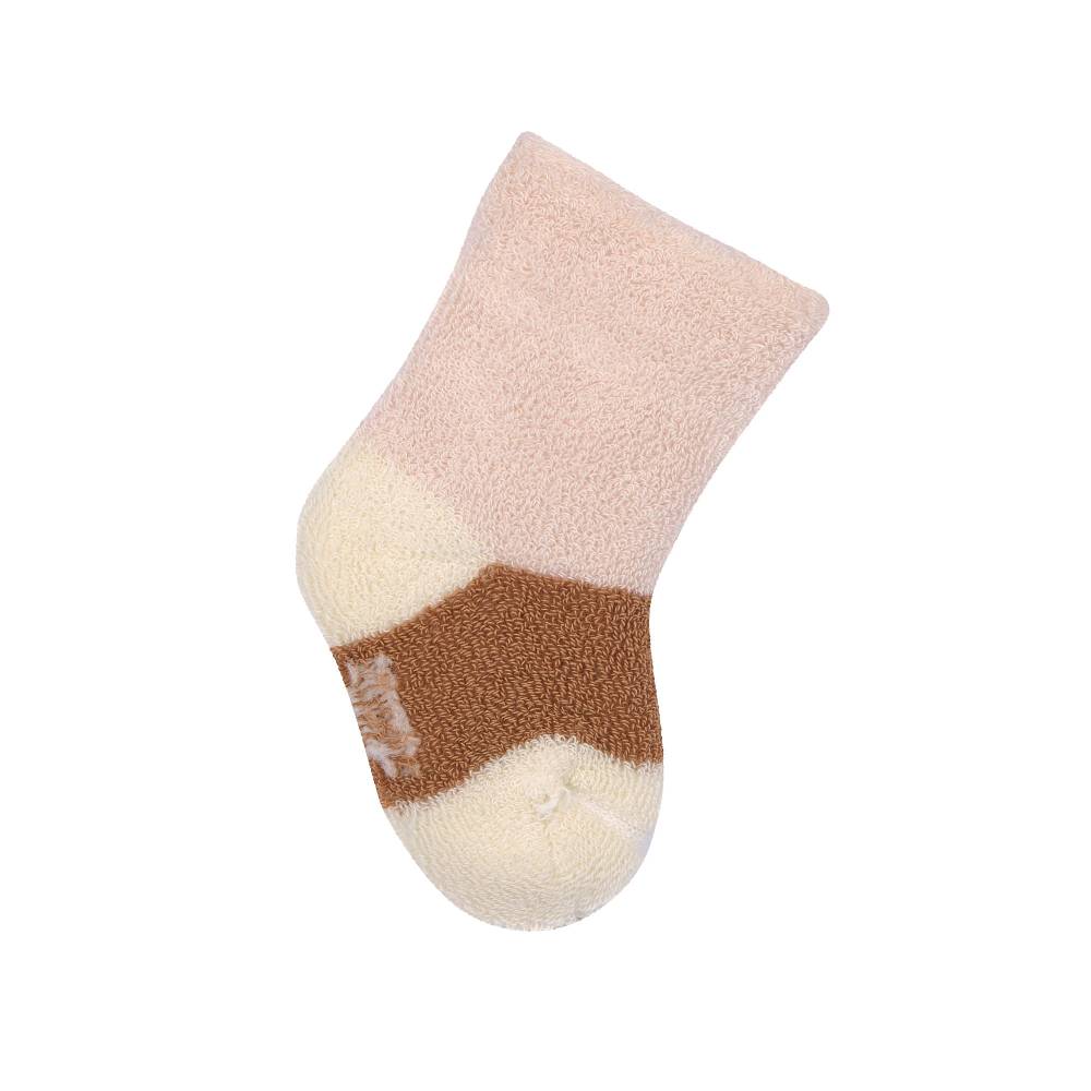 Lässig Frottee Socken Kinder (3er Set), Rosa Karamell Clearance-Verkauf