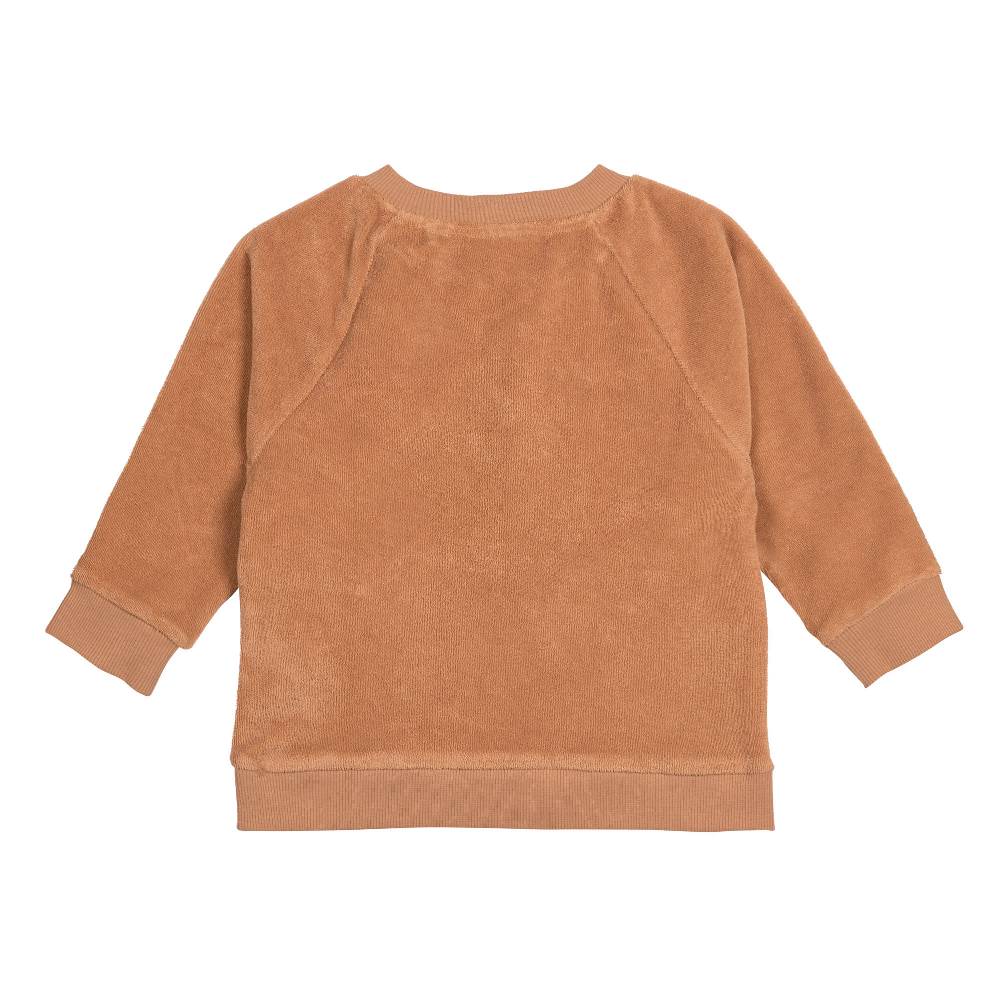 Lässig Frottee Sweater Kinder, Karamell Begrenzt auf 3 Tage