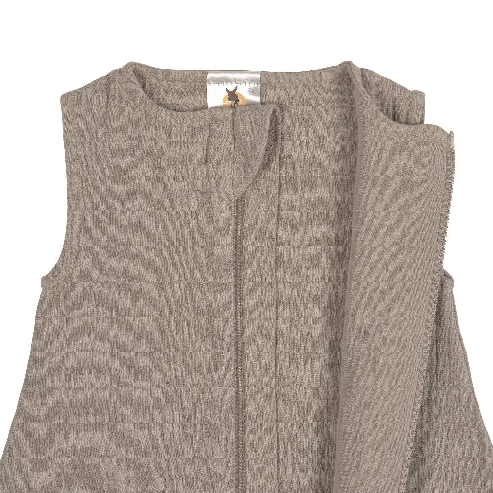Lässig Baby Sommerschlafsack Tog 1 - Bio Baumwolle, Taupe, Grau Verkauf
