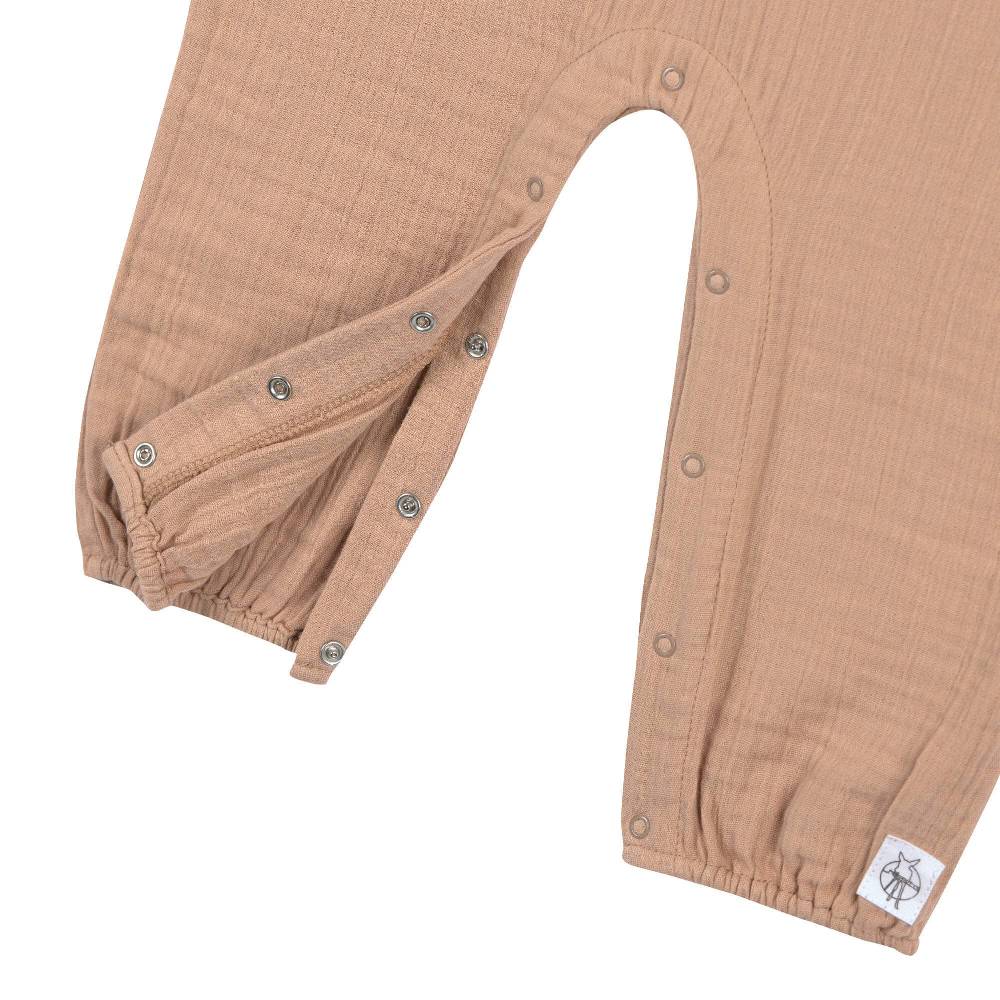 Lässig Musselin Jumpsuit - Bio Baumwolle, Orange Angebote