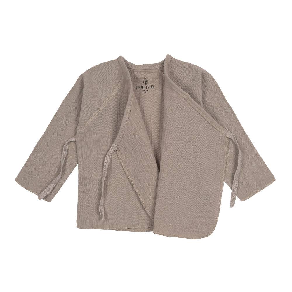 Lässig Baby Wickelshirt - Bio Baumwolle, Taupe, Grau Meist gekauft