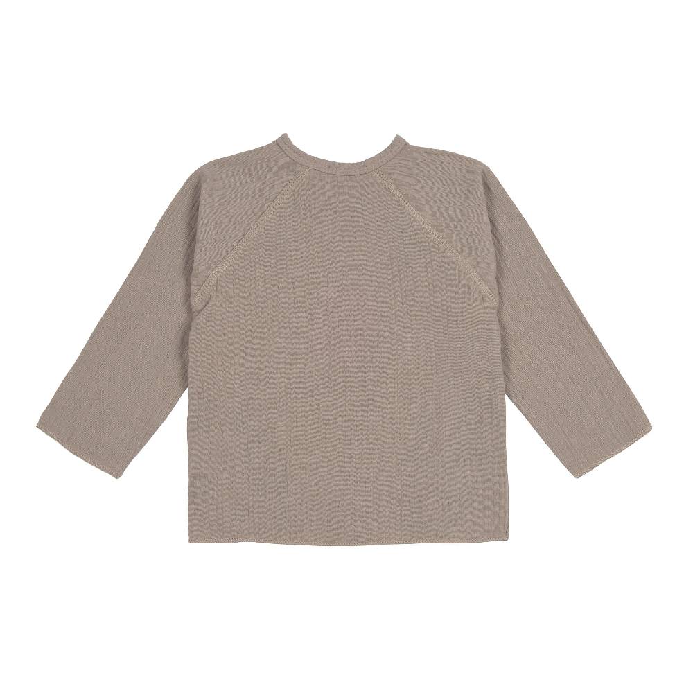 Lässig Baby Wickelshirt - Bio Baumwolle, Taupe, Grau Meist gekauft