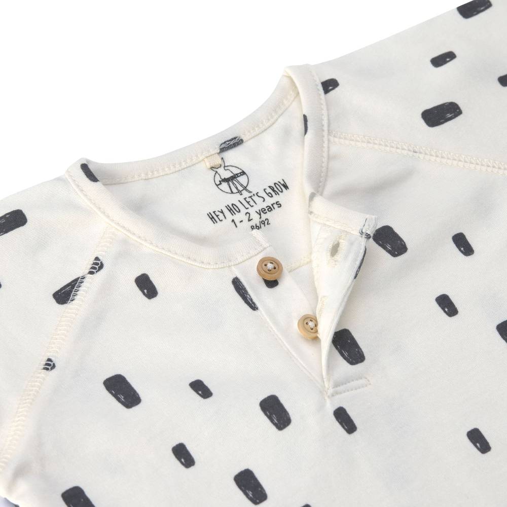 Lässig Baby Langarmshirts - Bio Baumwolle, Bricks, Milky Blitzverkäufe
