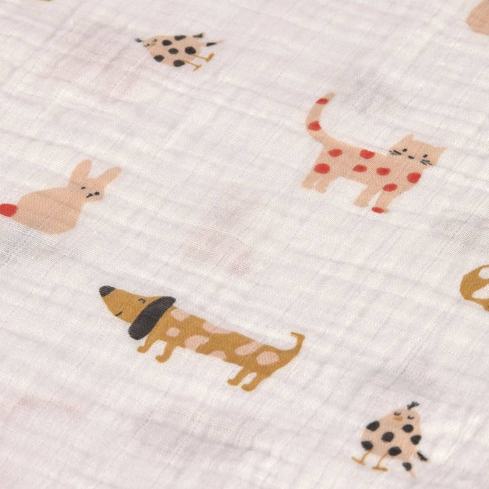 Lässig Mulltücher 3er Set 85 x 85 cm - Little Mateys, Spicy Orange Weihnachtsangebot