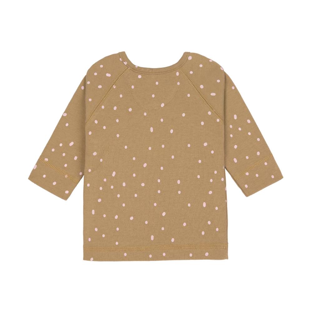 Lässig Baby Wickelshirt - Bio Baumwolle, Dots, Curry Saisonale Angebote