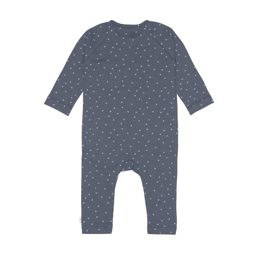 Lässig Baby Schlafanzug - Bio Baumwolle, Triangle, Blau VIP-Rabatte
