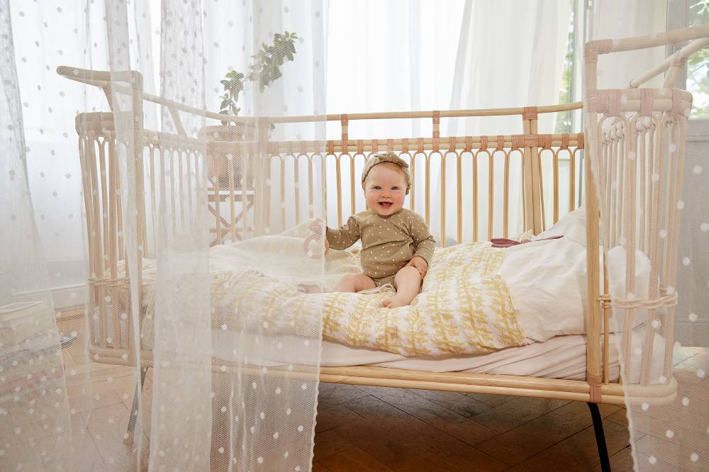 Lässig Baby Wickelbody langarm - Bio Baumwolle, Punkte, Gelb Wochenangebot