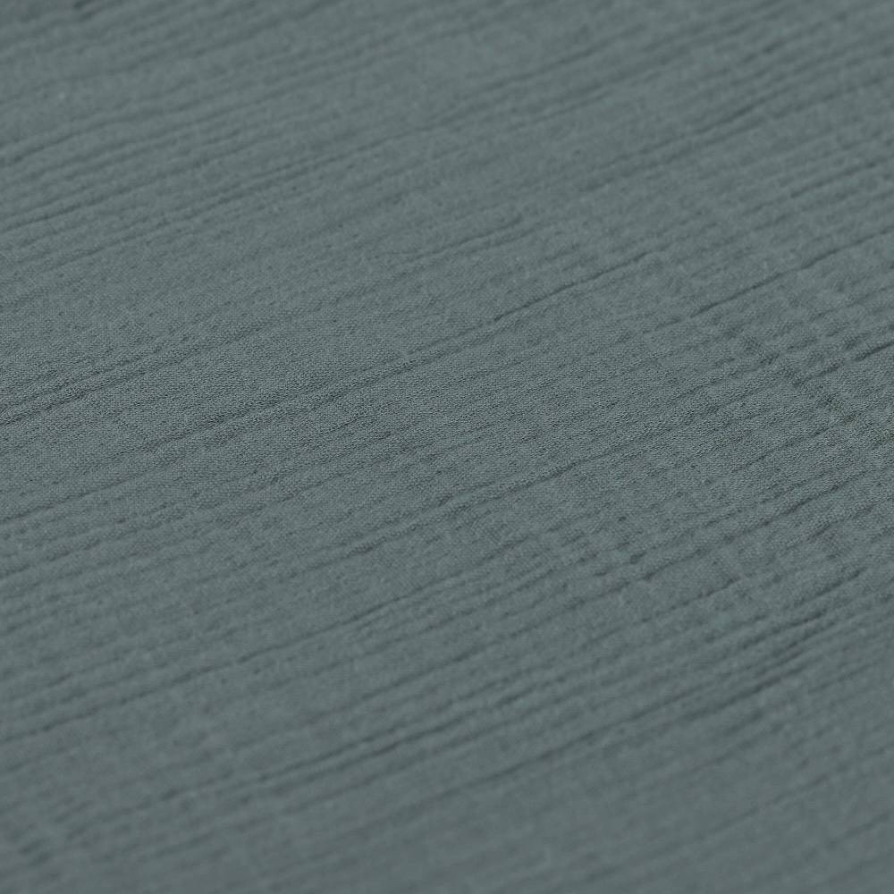 Lässig Musselin Jumpsuit - Bio Baumwolle, Petrolgrün Kostenlose Rückgabe
