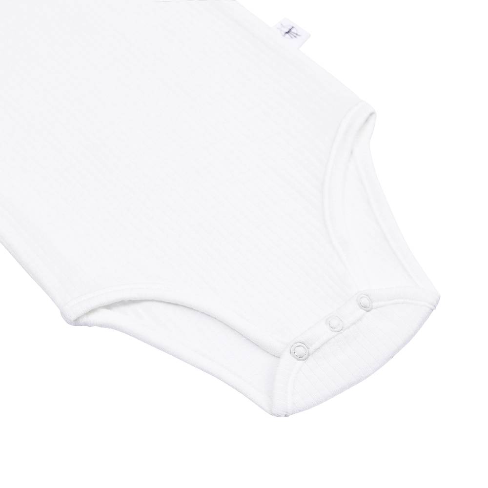 Lässig Baby Body Kurzarm - gerippt, Milky Zeitbegrenzte Promotion