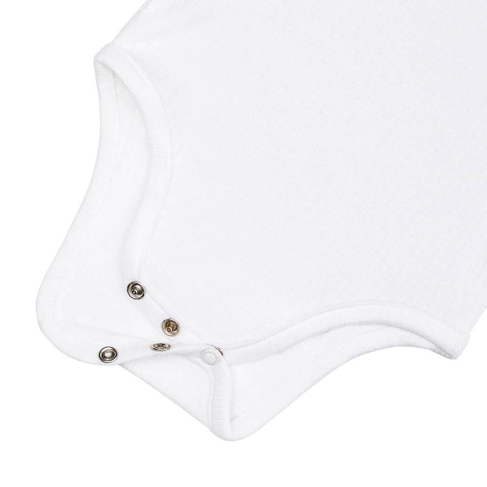 Lässig Baby Body Kurzarm - gerippt, Milky Zeitbegrenzte Promotion