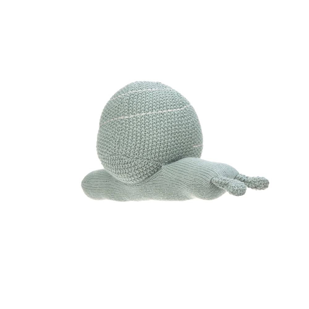 Lässig Kuscheltier mit Rassel - Knitted Toy, Garden Explorer Schnecke Grün Bis zu 65% Rabatt