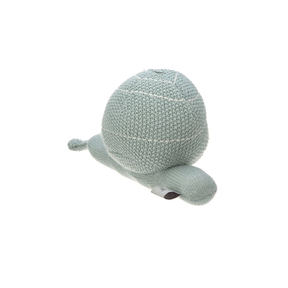 Lässig Kuscheltier mit Rassel - Knitted Toy, Garden Explorer Schnecke Grün Bis zu 65% Rabatt