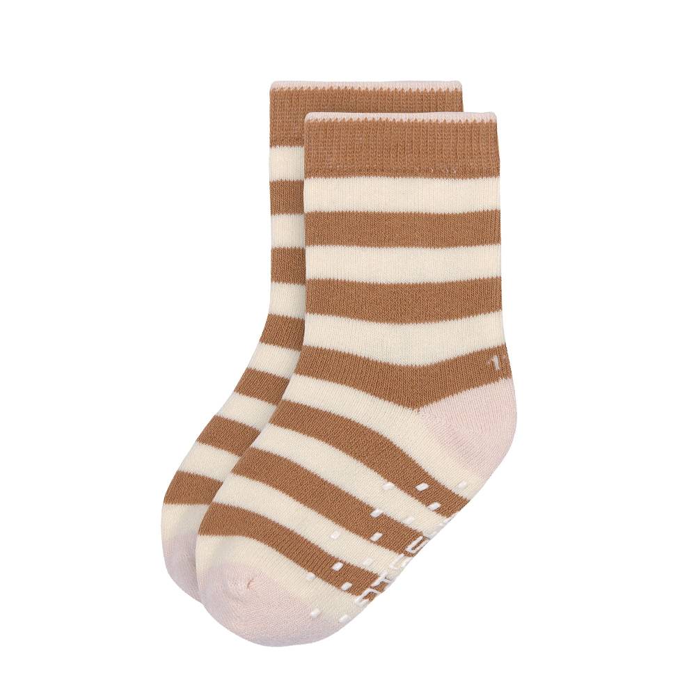 Lässig Kinder Antirutsch-Socken (2er-Set), Rosa Karamell Sonderangebot der Fabrik