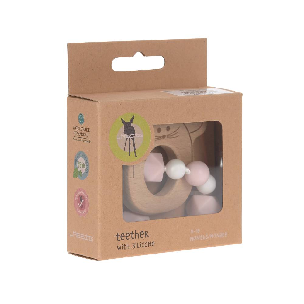 Lässig Greifling mit Beißhilfe - Teether Bracelet, Little Chums Mouse Vierteljährliche Förderung