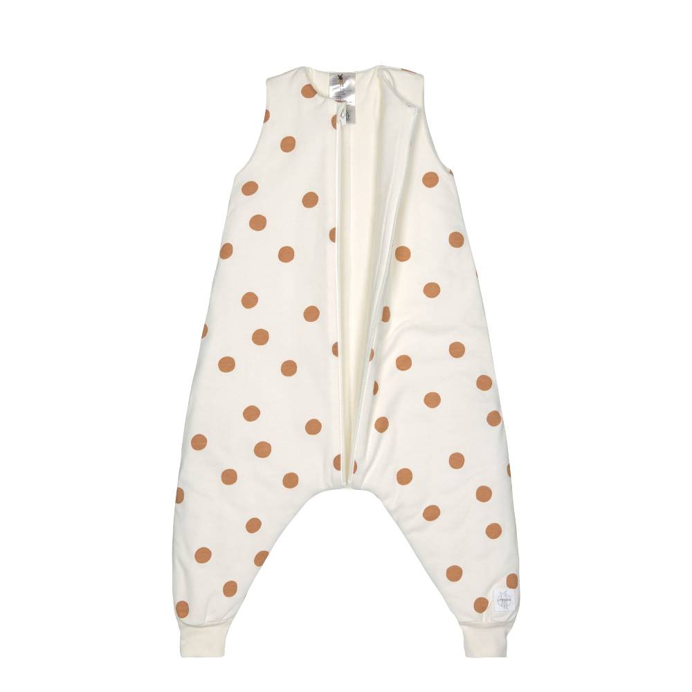 Lässig Kinder Schlafoverall 2,5 TOG, Big Dots, Milky Riesige Rabatte