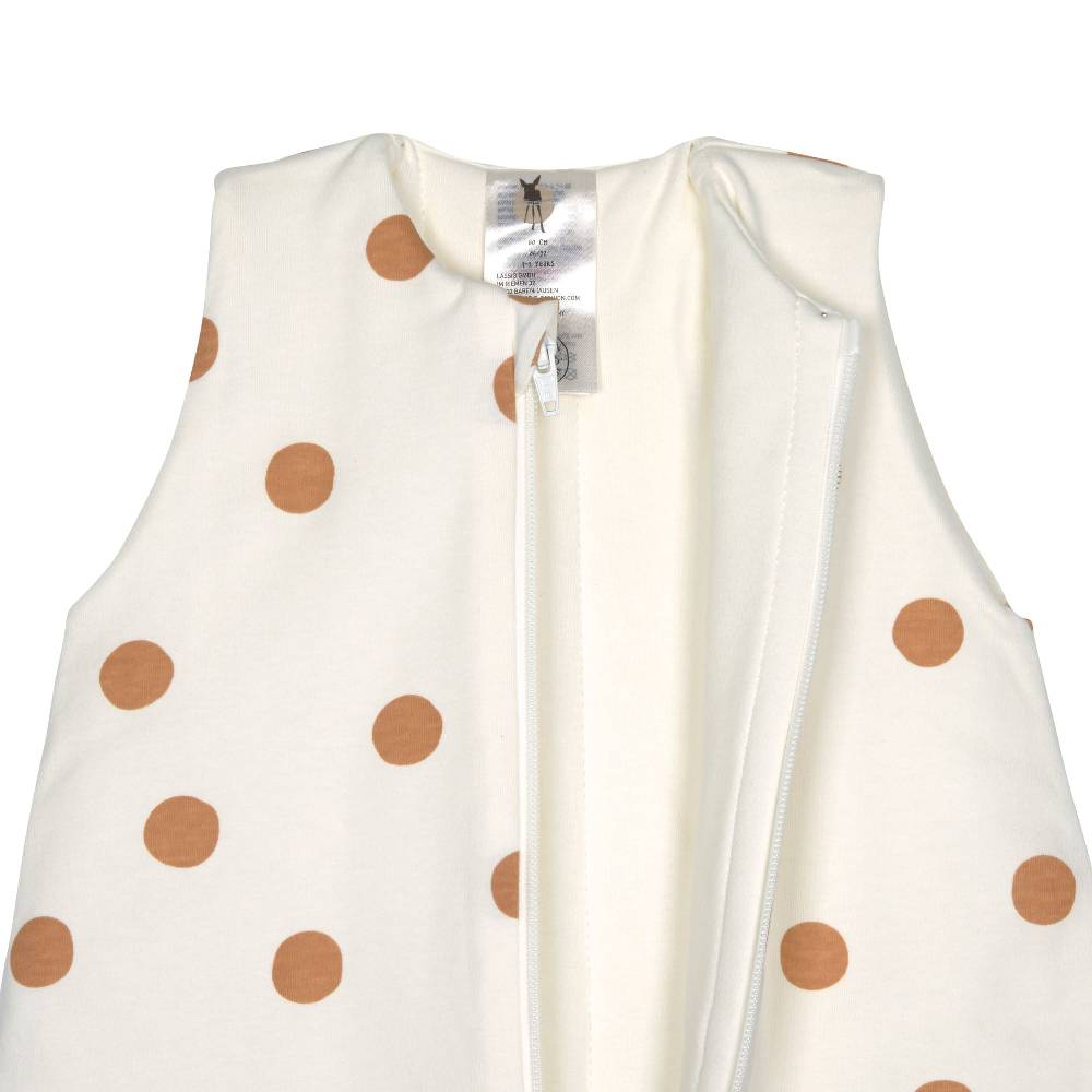 Lässig Kinder Schlafoverall 2,5 TOG, Big Dots, Milky Riesige Rabatte