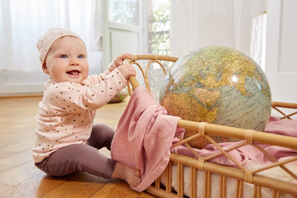 Lässig Baby Schlafanzug - Bio Baumwolle, Dots, Rosa Begrenzt auf 3 Tage