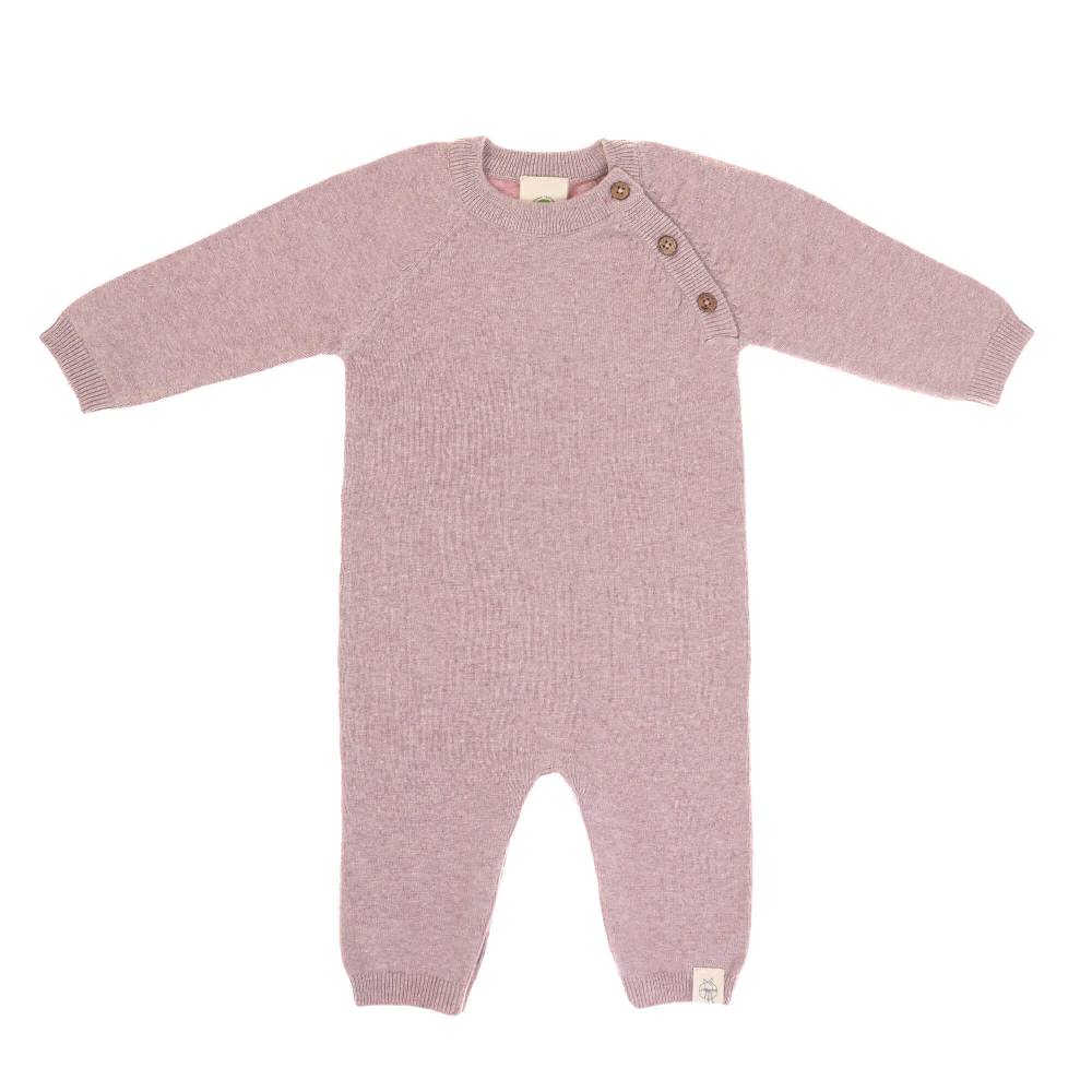 Lässig Baby Strampler - gestrickter Overall, Rosa Im Verkauf