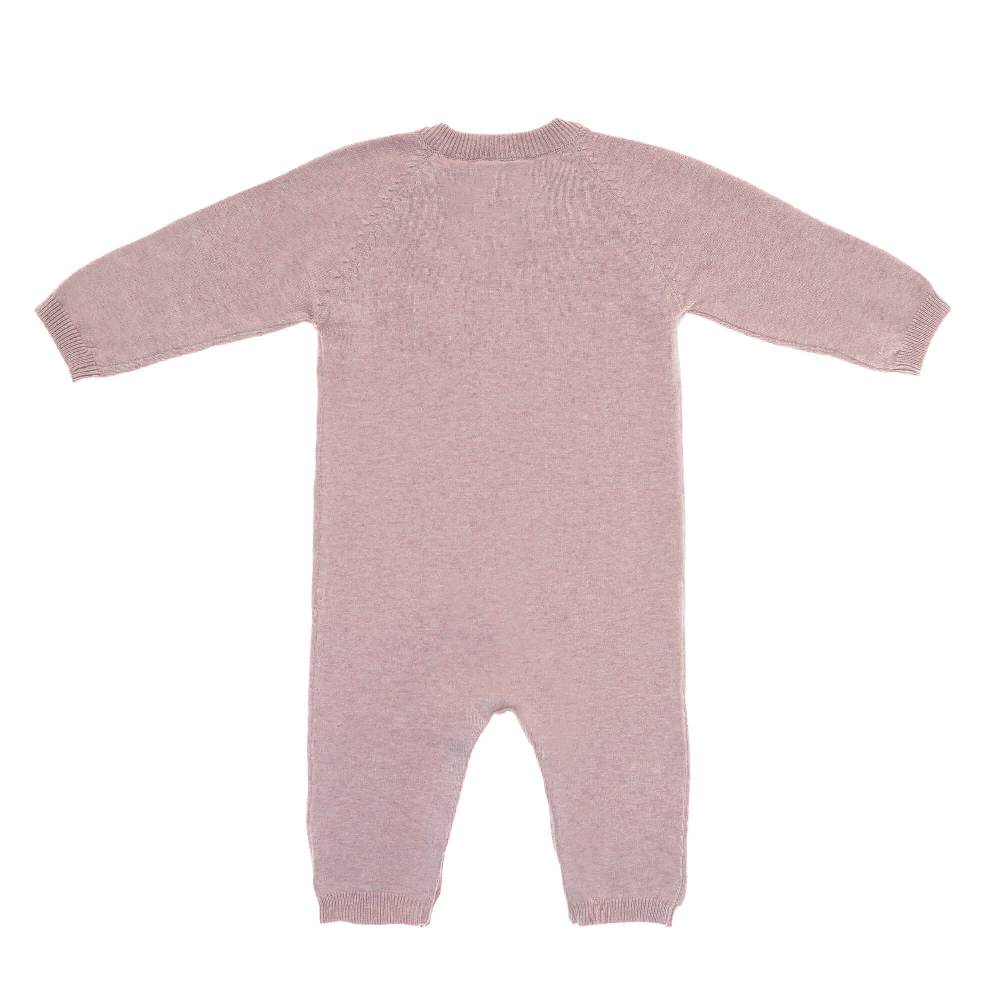 Lässig Baby Strampler - gestrickter Overall, Rosa Im Verkauf