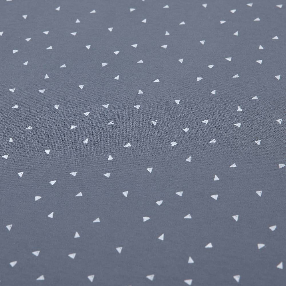 Lässig Babydecke - Bio Baumwolle, Triangle Blue zollfrei
