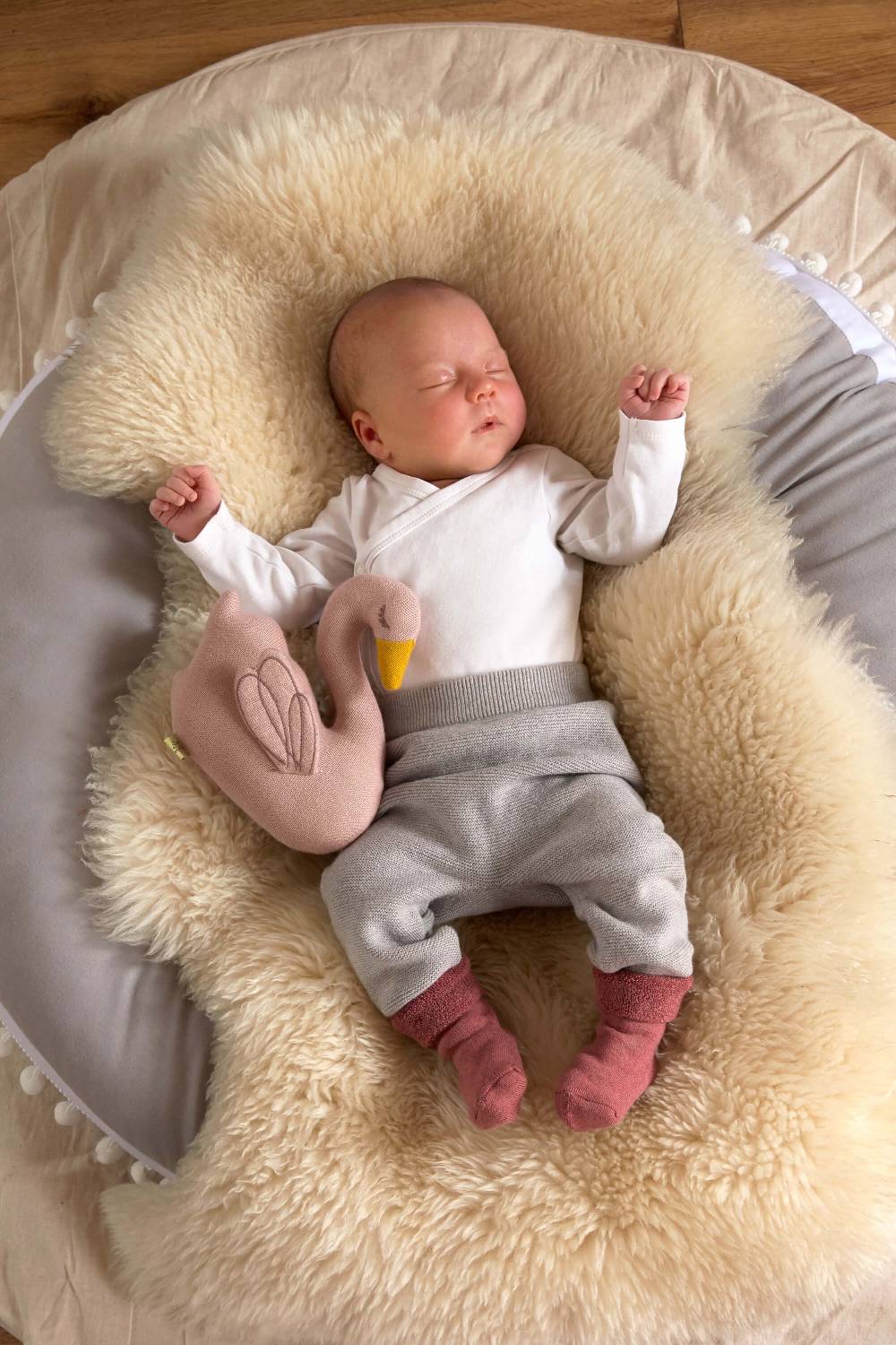 Lässig Baby Hose - Strickhose, Grau Rabatte dieses Monats