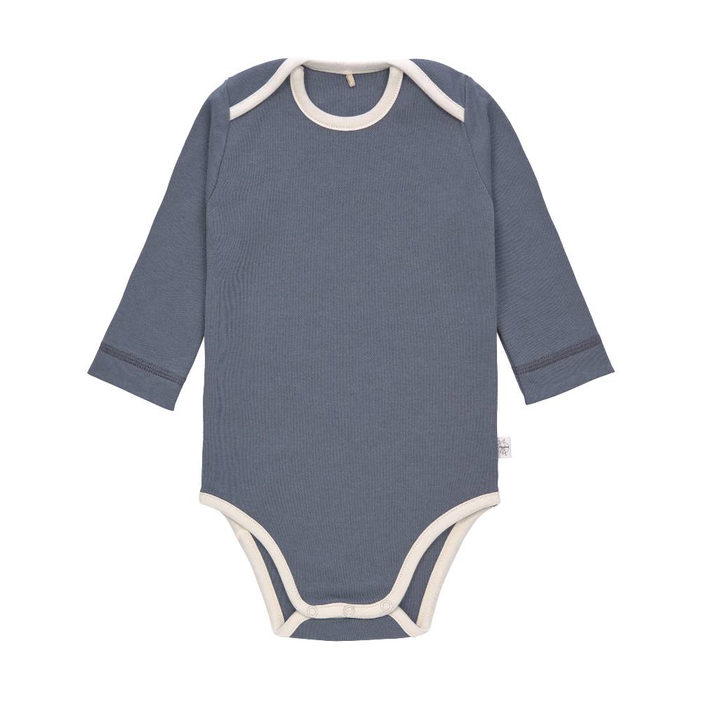 Lässig Baby Body (2er Set) langarm - Bio Baumwolle, Blau 2025