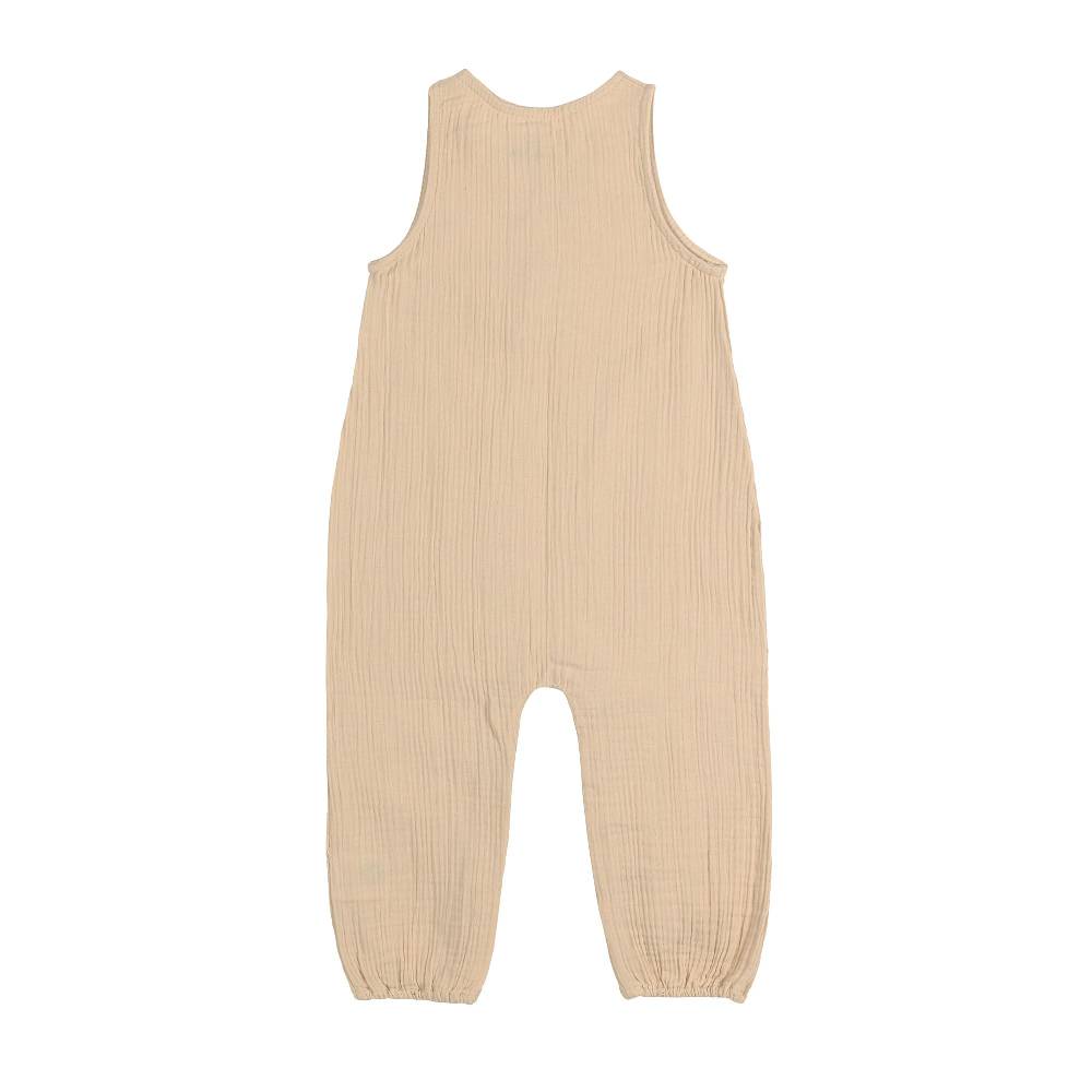 Lässig Baby Jumpsuit - Bio Baumwolle, Nature, Beige Blitzverkäufe