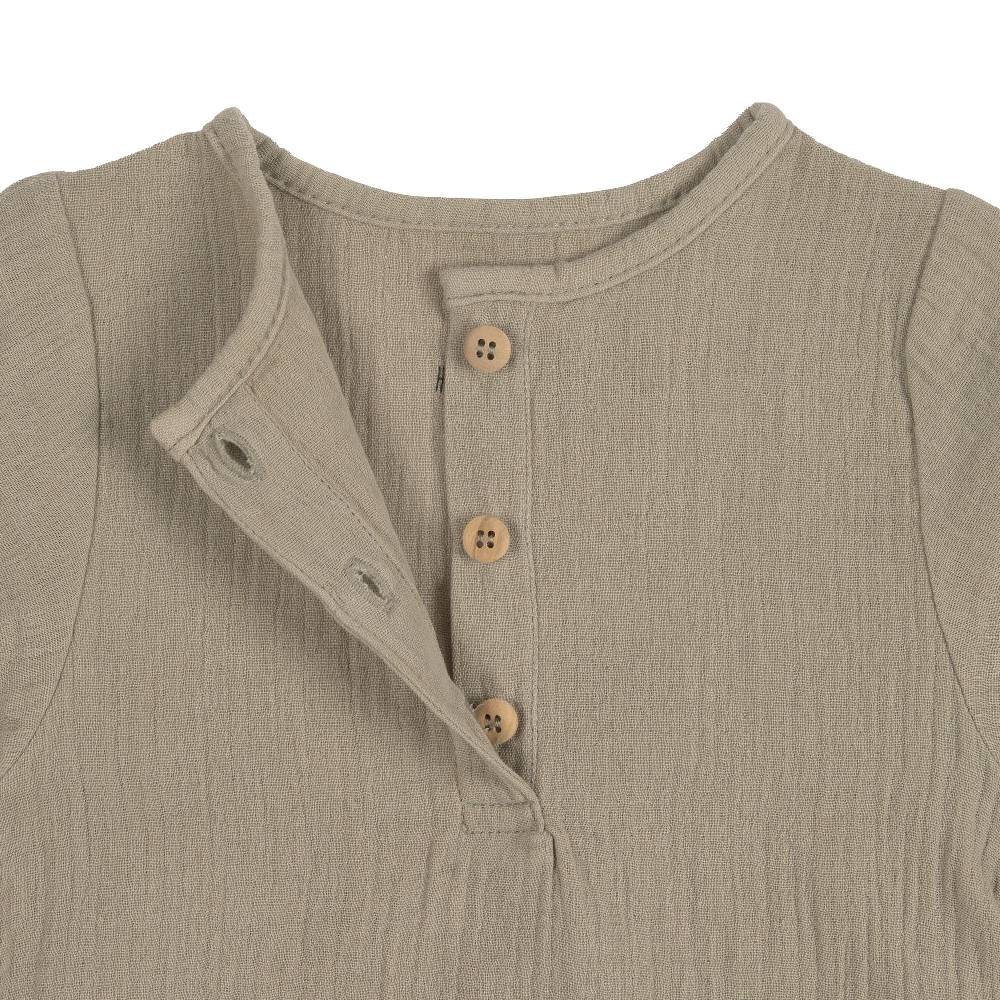Lässig Baby Langarmshirt - Bio Baumwolle, Oliv Limitierter Zeitrabatt