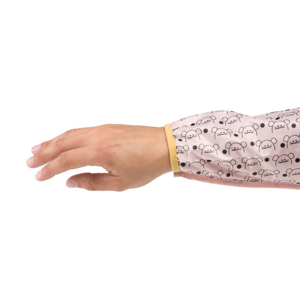 Lässig Ärmellätzchen - Bib Long Sleeve, Little Chums Mouse Fabrikpreis