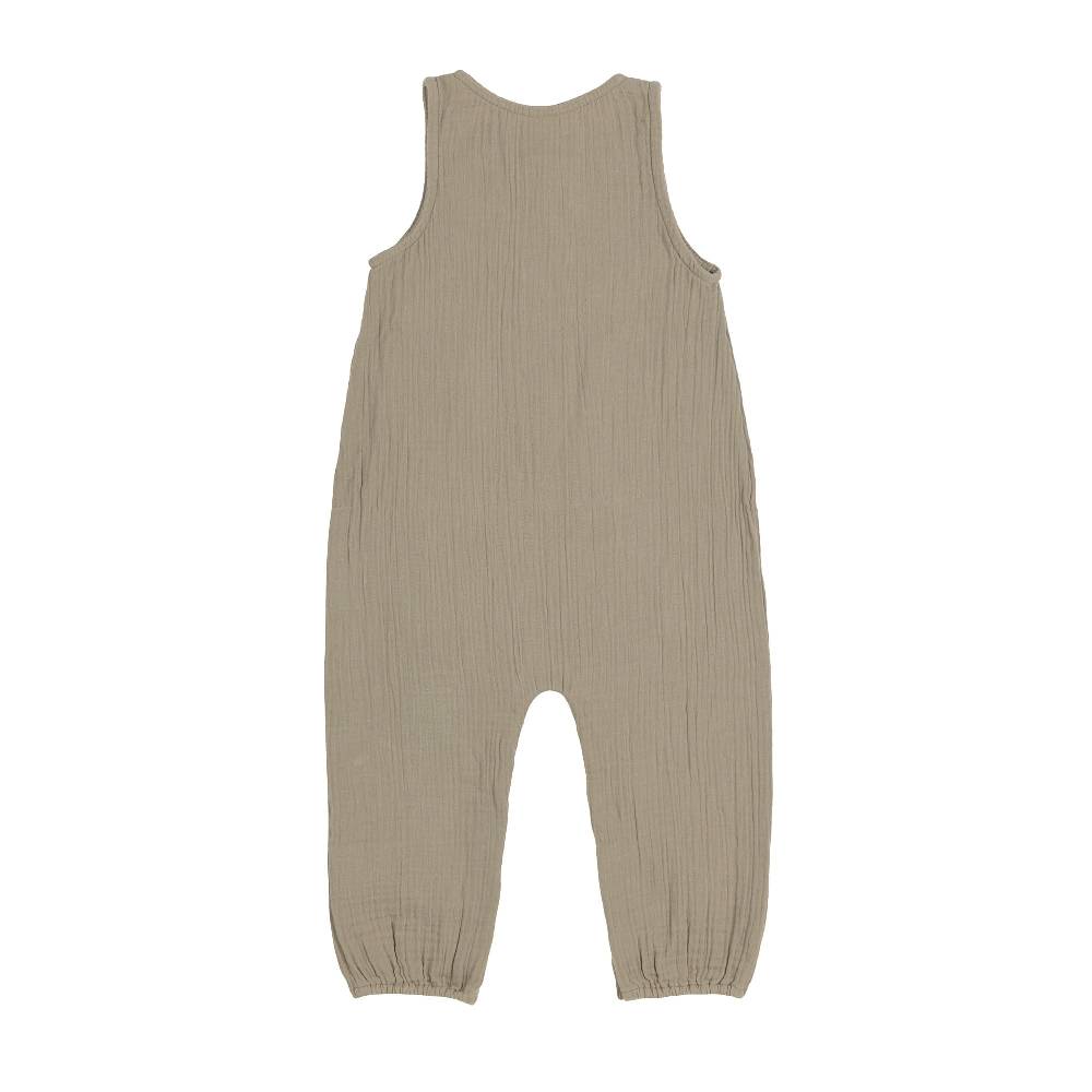 Lässig Baby Jumpsuit - Bio Baumwolle, Oliv Exklusivangebot
