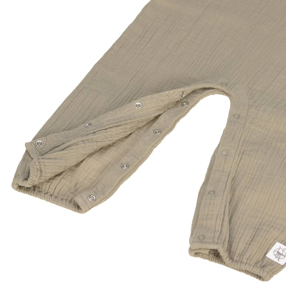Lässig Baby Jumpsuit - Bio Baumwolle, Oliv Exklusivangebot