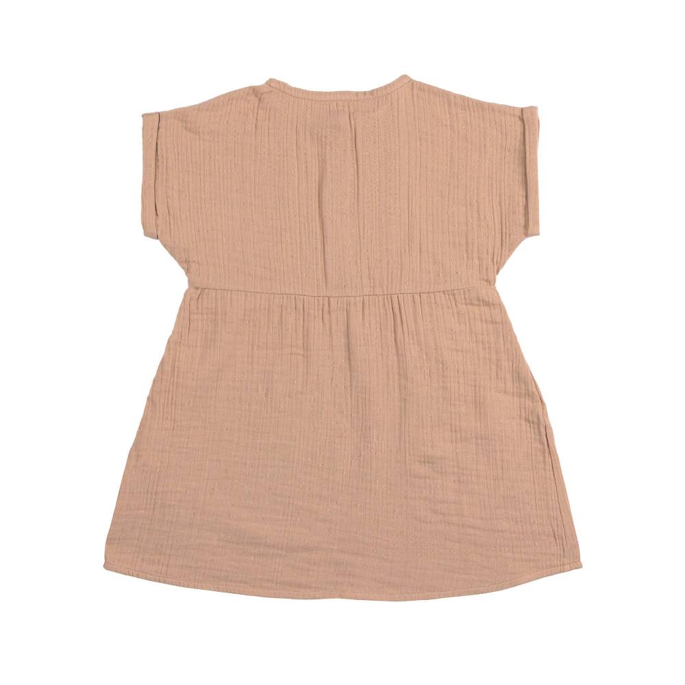 Lässig Musselin Kinderkleid - Bio Baumwolle, Orange Black Friday