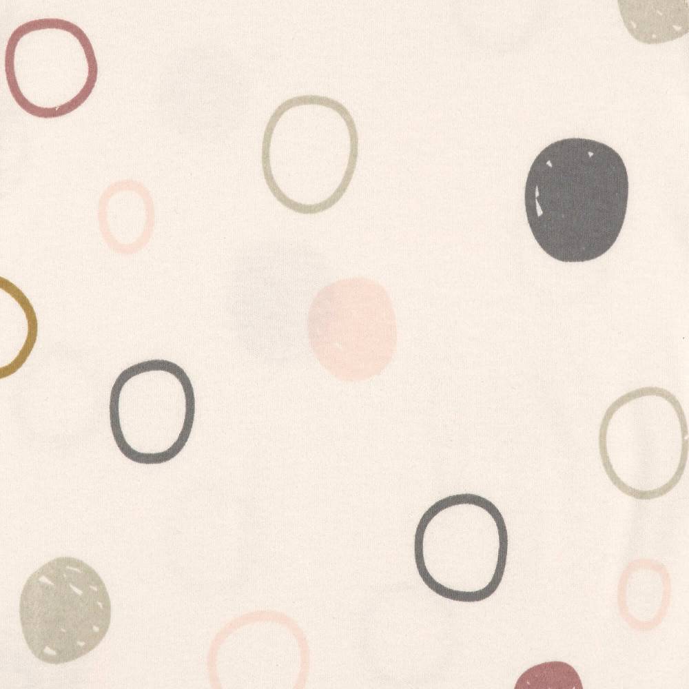 Lässig Baby Langarmshirts - Bio Baumwolle, Circles, Weiß Neueste Mode