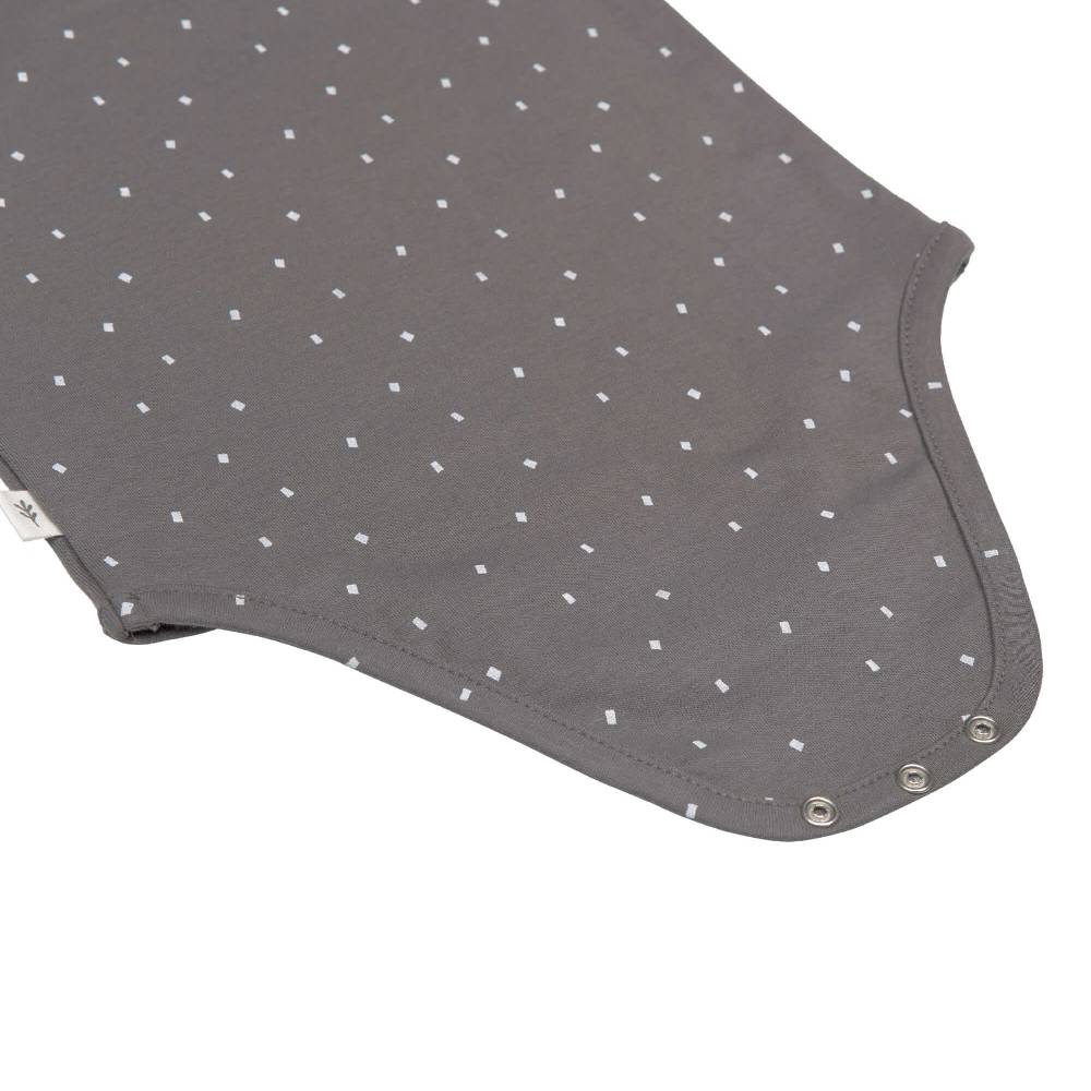 Lässig Baby Body kurzarm - Bio Baumwolle, Punkte, Anthrazit Blitzangebot