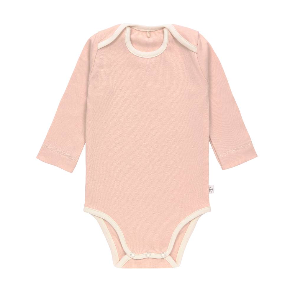 Lässig Baby Body (2er Set) langarm - Bio Baumwolle, Rosa Oliv Kostenlose Rückgabe