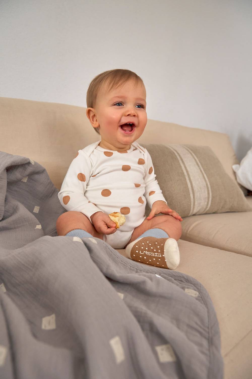 Lässig Kinder Socken 3er-Set, Hellblau Karamell Begrenzte Freigabe