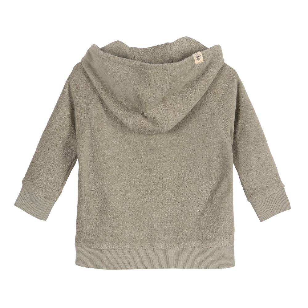 Lässig Frottee Jacke Kinder, Oliv Bis zu 50% Rabatt