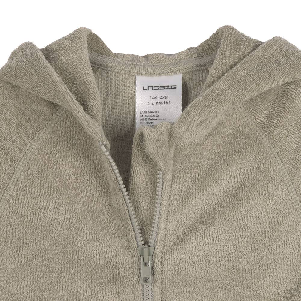 Lässig Frottee Jacke Kinder, Oliv Bis zu 50% Rabatt