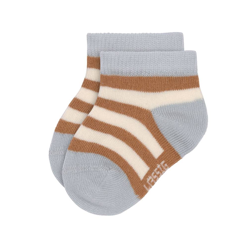 Lässig Kinder Sneaker Socken (3er-Set), Hellblau Karamell Sonderangebot der Fabrik