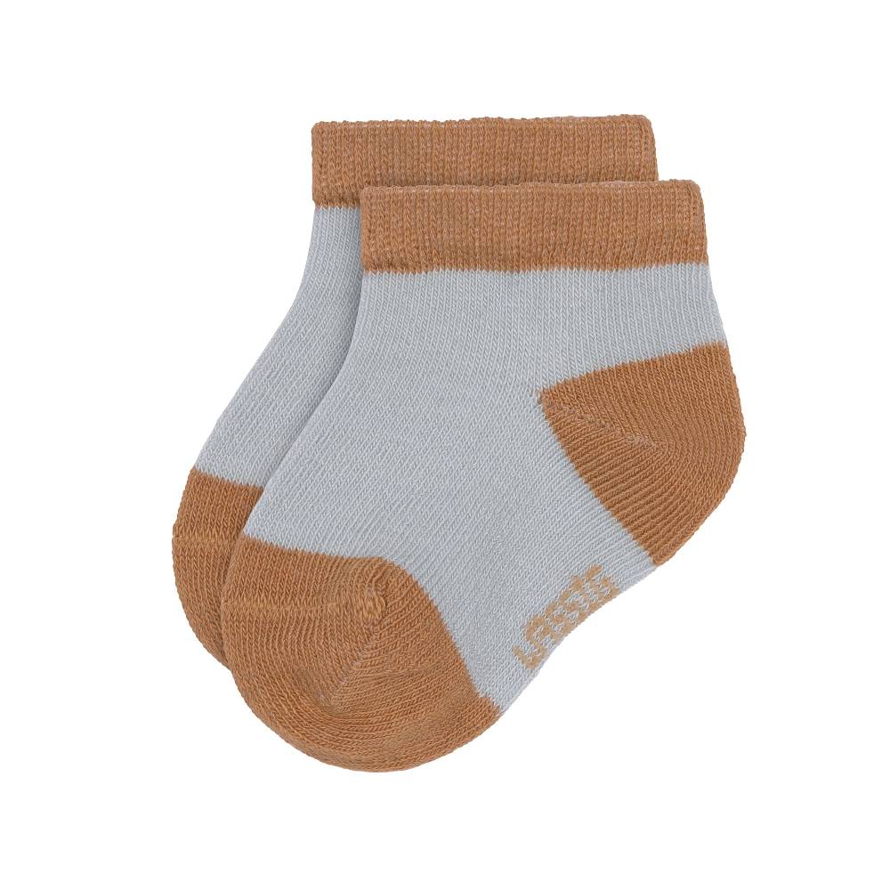 Lässig Kinder Sneaker Socken (3er-Set), Hellblau Karamell Sonderangebot der Fabrik