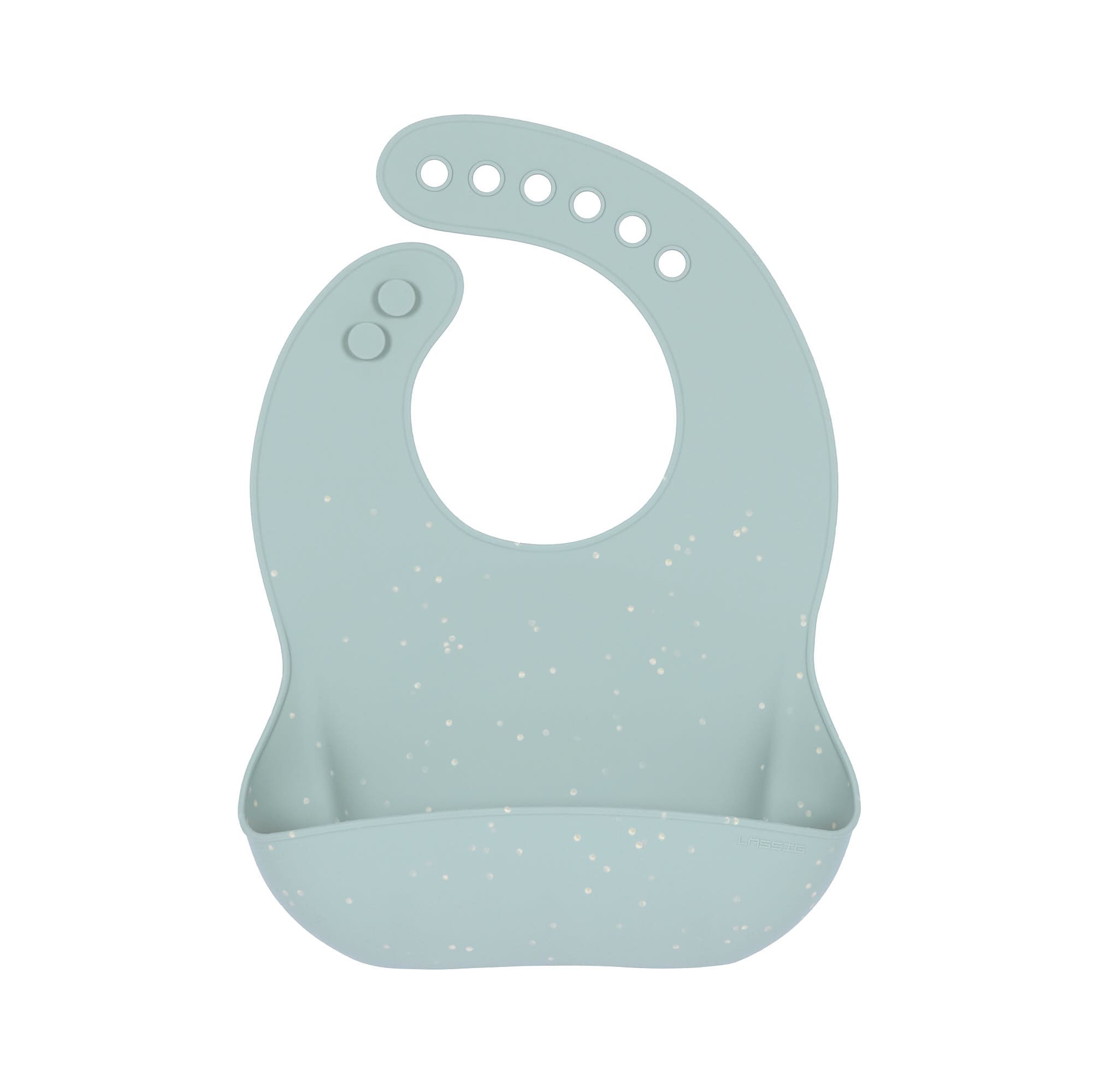 Lässig Silikon Lätzchen (2 Stk), Blau Beige Begrenzt auf 3 Tage