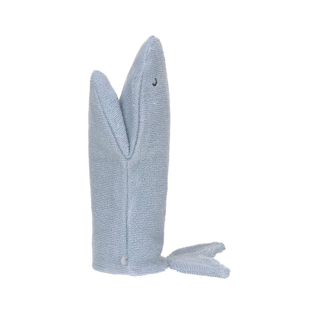 Lässig Spiel-Waschhandschuh GOTS, Wal Blau Fabrik Onlineshop