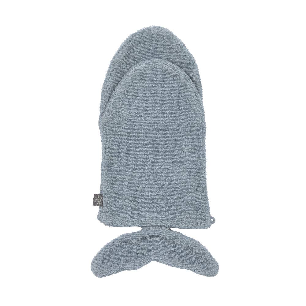 Lässig Spiel-Waschhandschuh GOTS, Wal Blau Fabrik Onlineshop